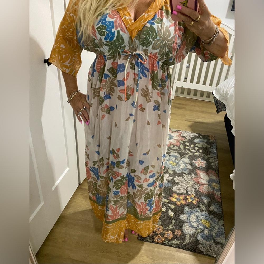 Missoni Stampa Foliage Leaves Print Kaftan |Size 44 , US Size 12/14 - Picture 15 of 17